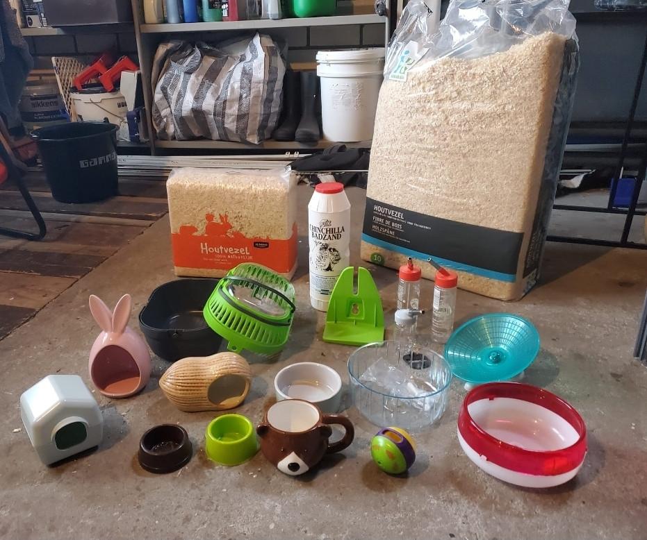 Hamsterkooi met veel extra's