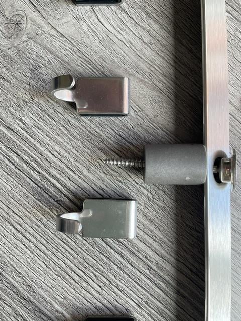 Rosle ophangrail 60 cm keuken met 10 haken