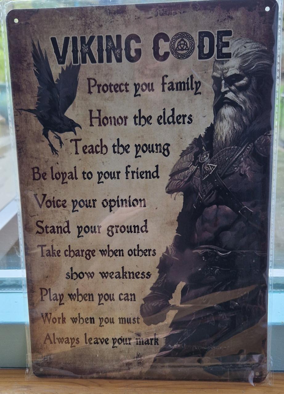 Blikken bord viking serie