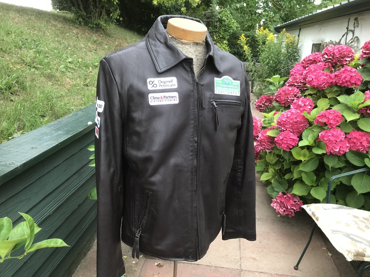 Z.g.a.n. leren oldtimer jas