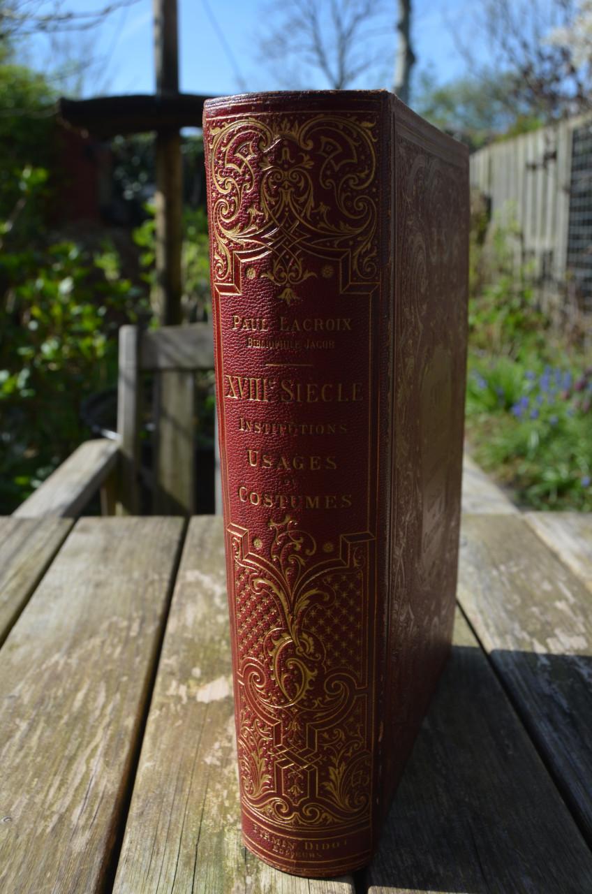 XVIIIe Siecle Institutions, Usages et Costumes Frans boek izgst 1875