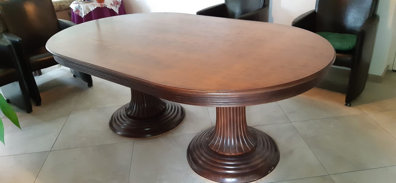 ART DECO MAHONIE HOUTEN TAFEL