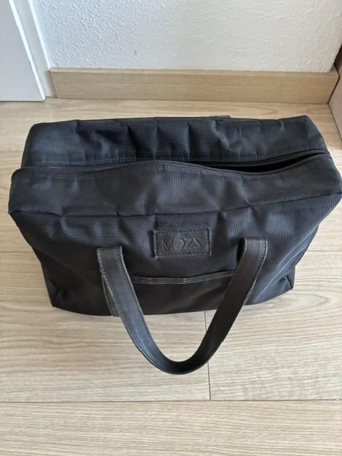 Mozz Bag luiertas zwart met verschoonmatras