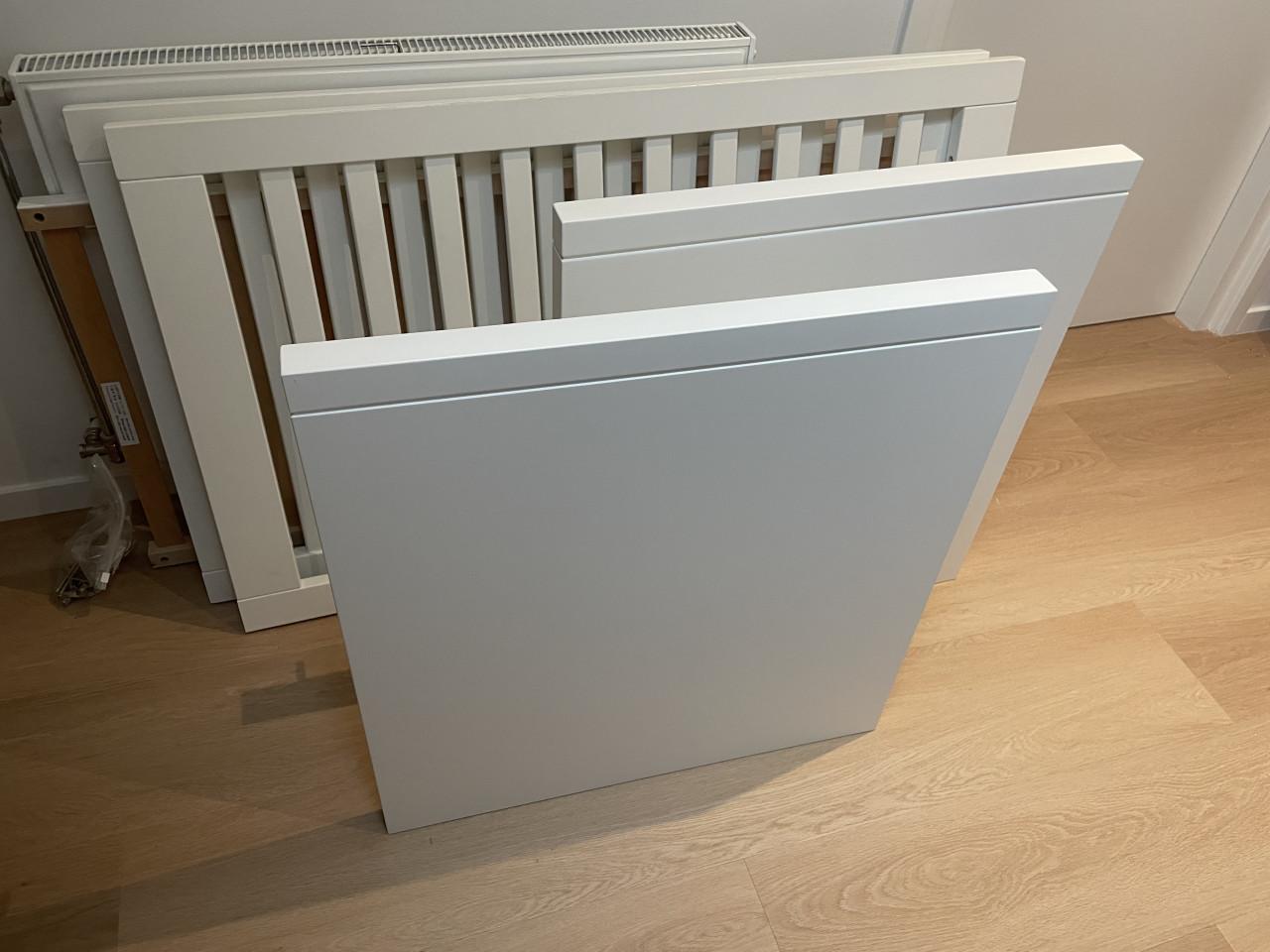 TFW peuter ledikant wit, gebruikt/gedemonteerd