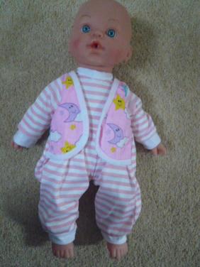 NIEUWE BABYPOP MET ZACHT LIJFJE 40 CM GROOT