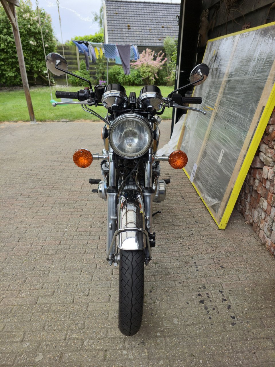 Honda cb550 four 1977 blauw kompleet gereviseerd.