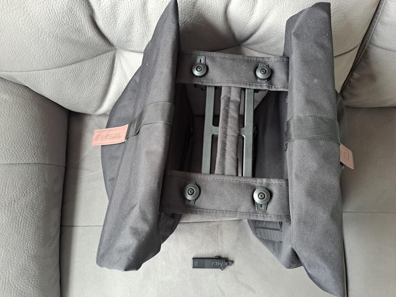 Te koop zgan Brasil dubbele fietstassen met mik systeem