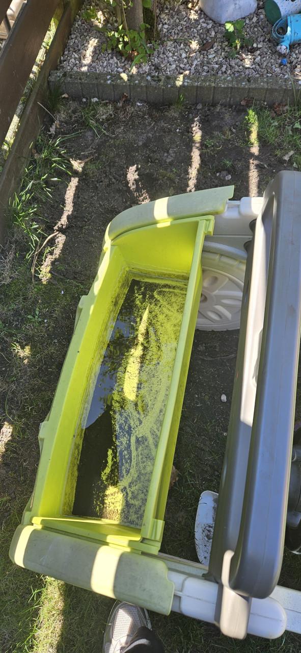 Smoby glijbaan, auto en zandbak