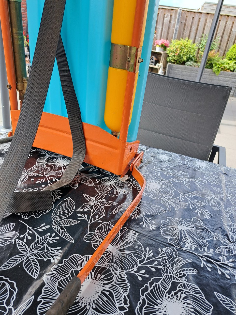 Nieuwe ruggensproeier.