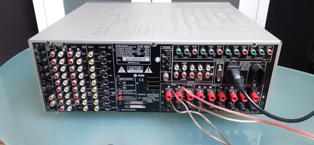 Denon avr-3805 reciever met afstandbediening nieuwstaat