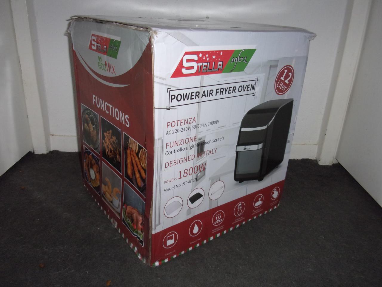 Stella Airfryer 12L 1800w Nieuw!