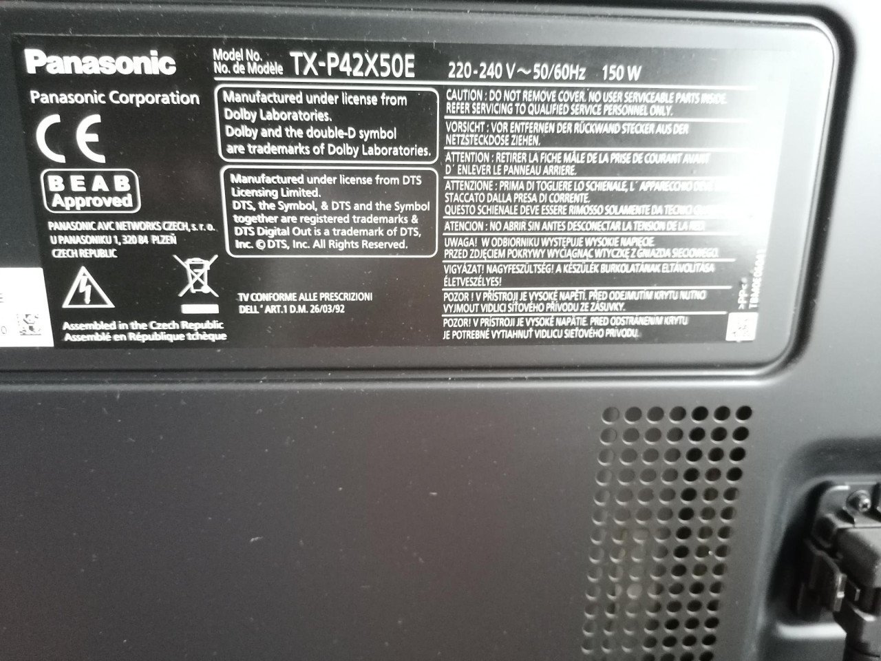 Panasonic TV
