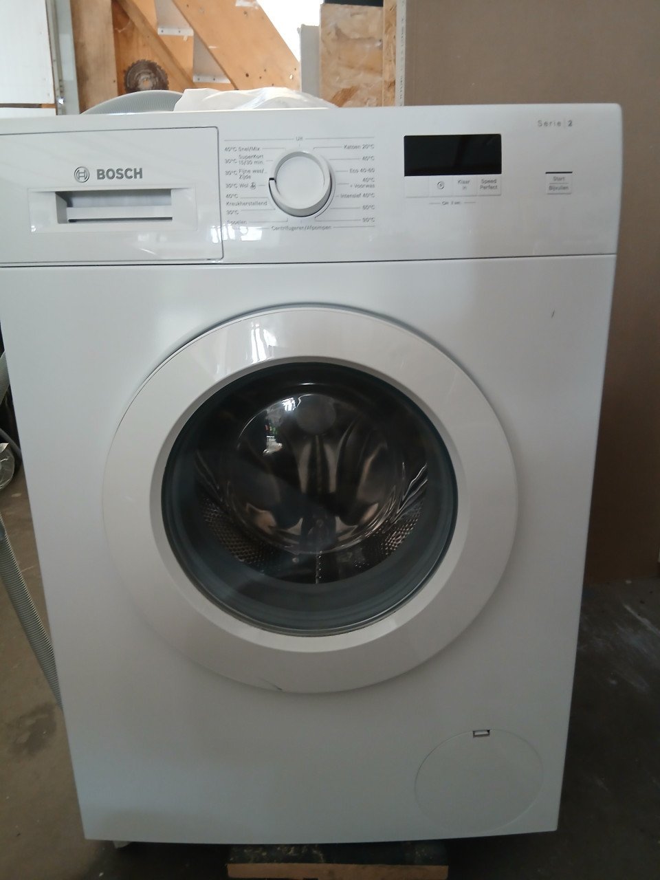 Wasmachine werkt prima bosch WAJ28071NL
