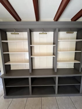Z.g.a.n. Open boeken/servieskast
