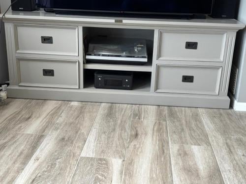 TV-Dressoir Oud grijs antiek H60xB164xD50 cm