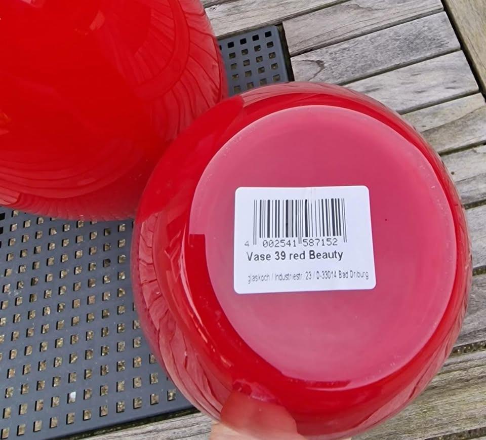Mooie rode Leonardo red Beauty vazen