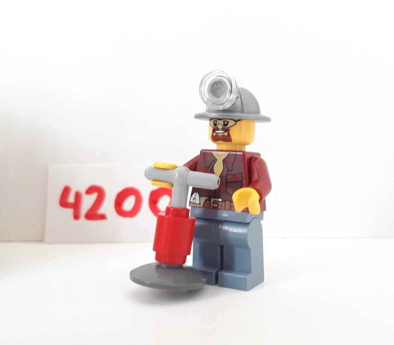 Lego City 4200: mijnbouw truck met mijnwerker