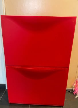 2 ikea trones schoenenbakken