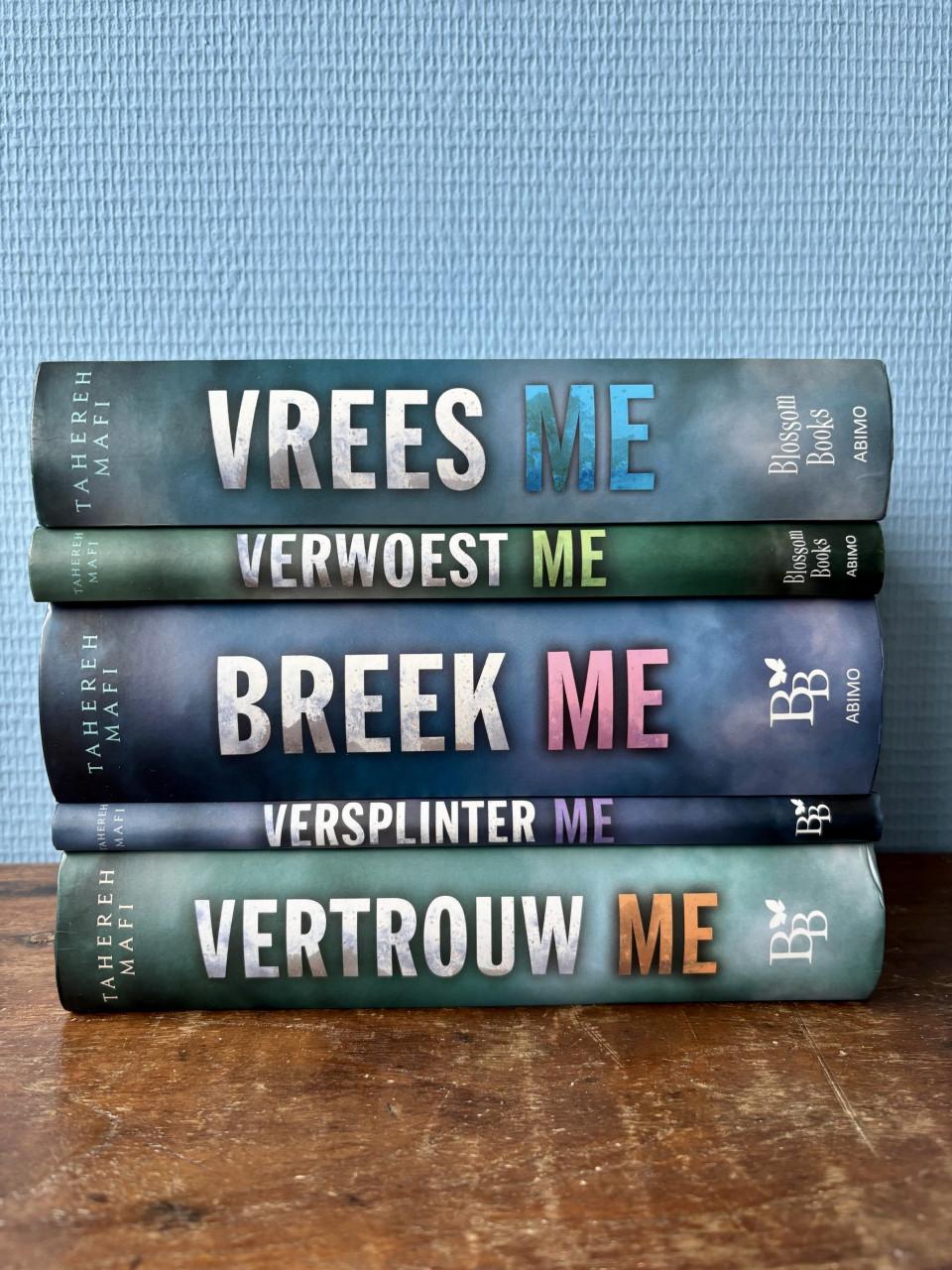 Complete set van 5 boeken van de Touching Juliette serie van Tamereh Mafi