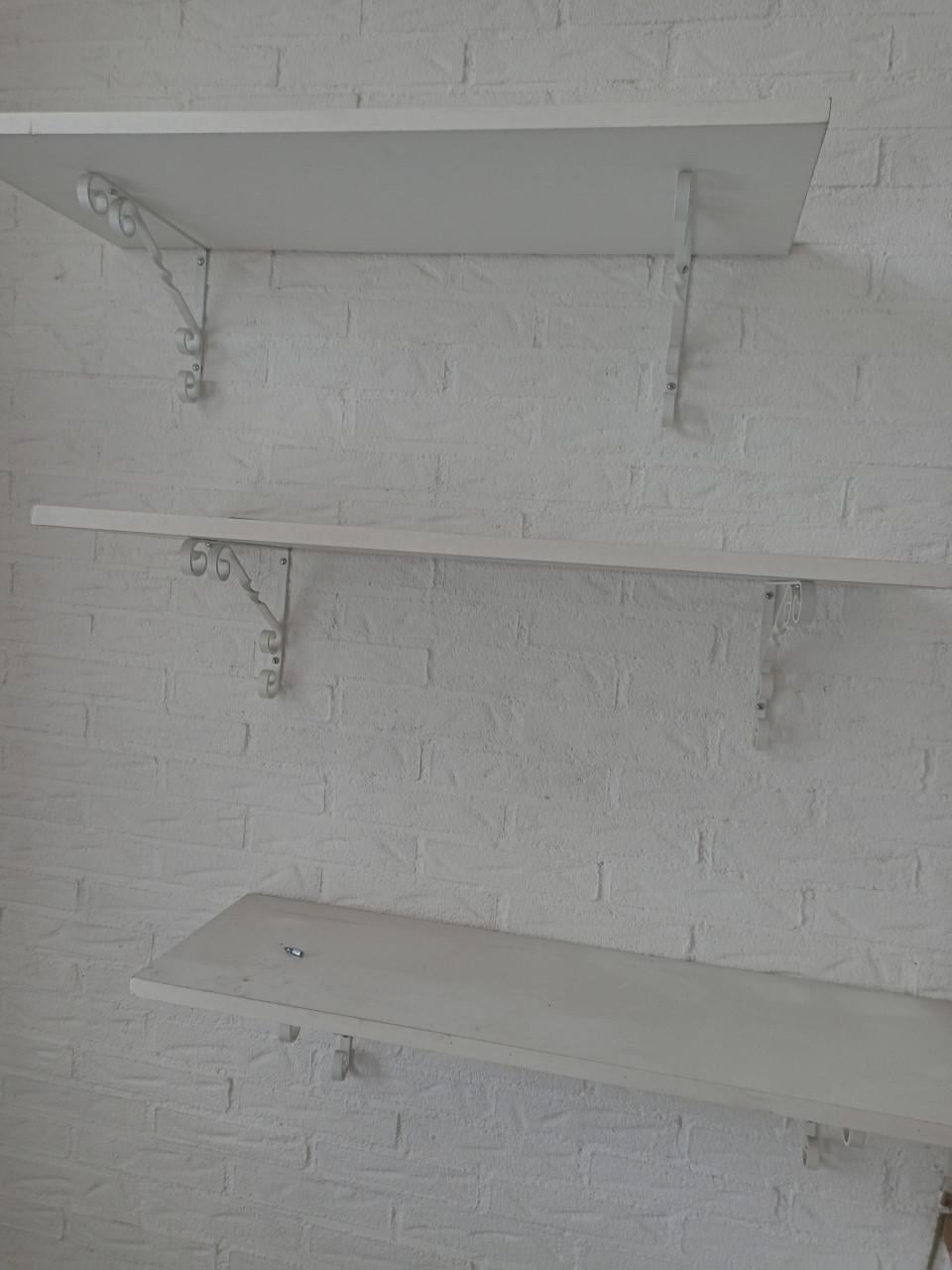 Klassieke plankdragers al dan niet met boord  15 x 23