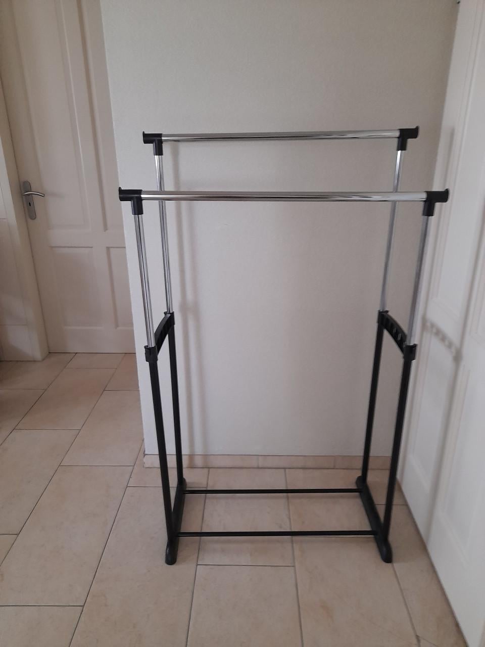 Kleding rek dubbel (verstelbaar)