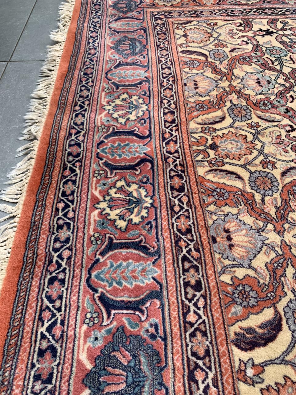 💐Prachtig Sfeervol Oud Roze Vintage Vloerkleed Zuiver Scheerwol💐