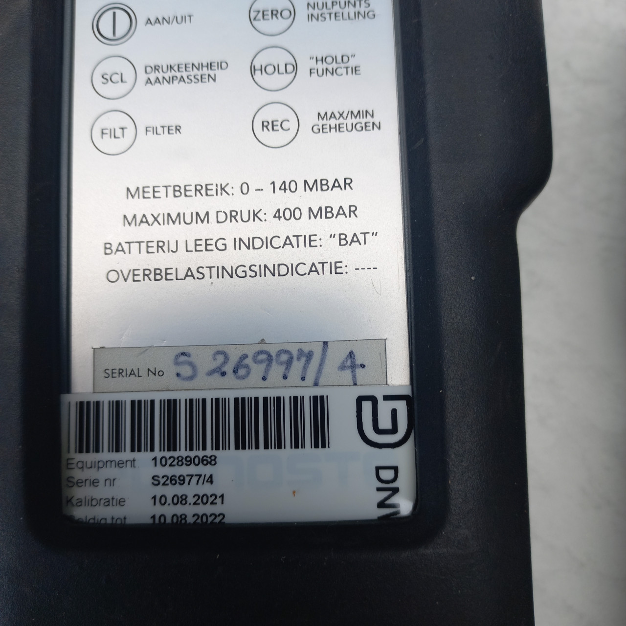 2 x manometers 2x drukmeters.