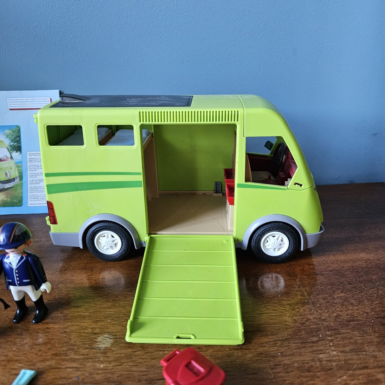 Playmobil paarden trailer
