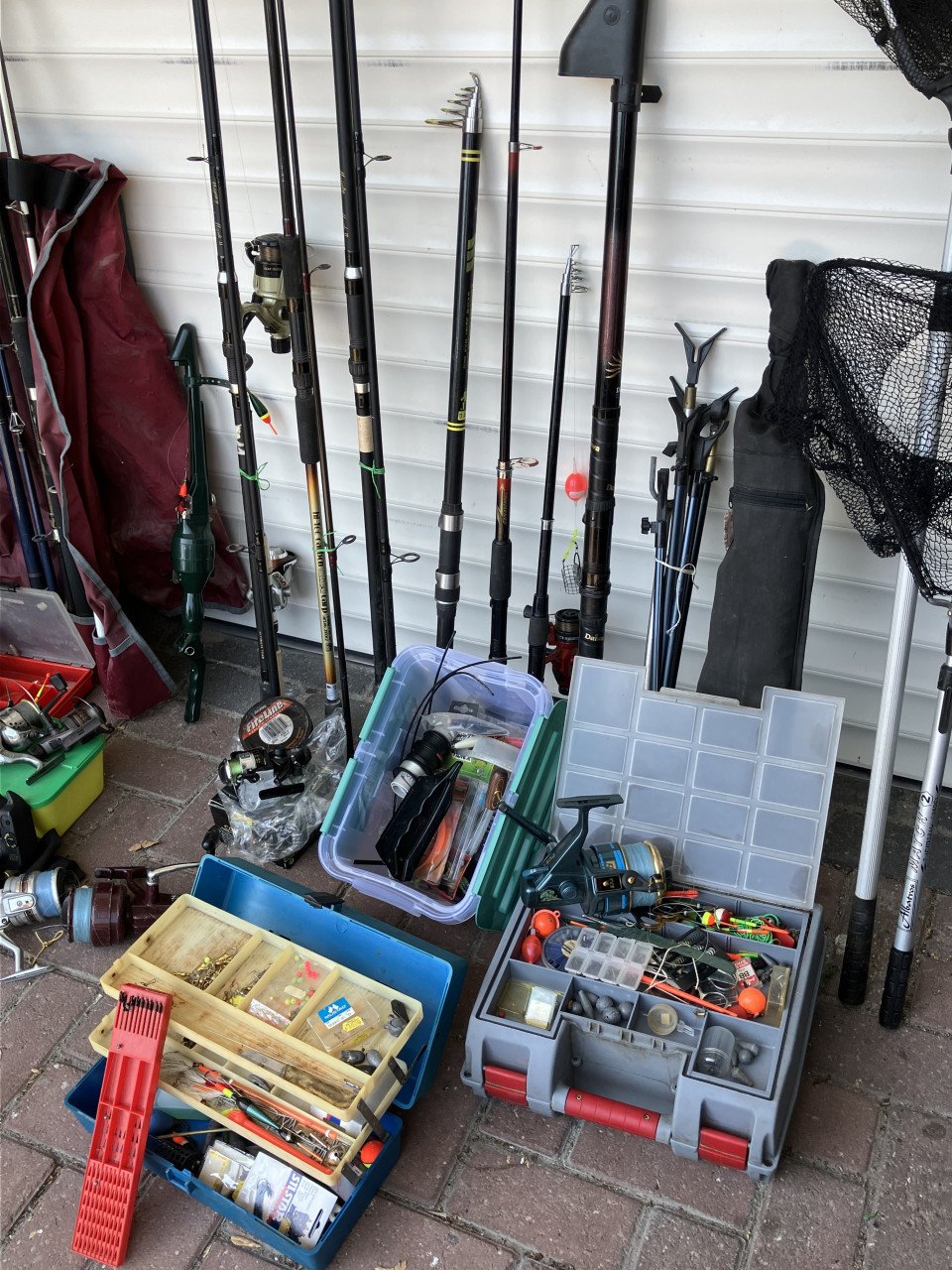 Te koop Complete vishengels voor €175