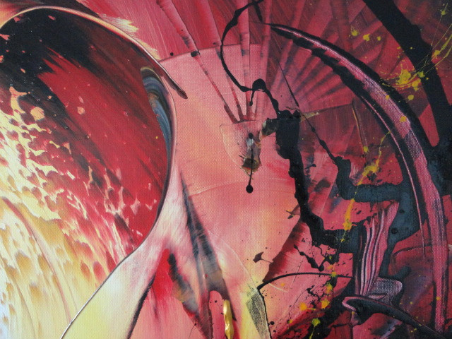 " Exceptional "  prachtig Acrylschilderij van Gia Hung