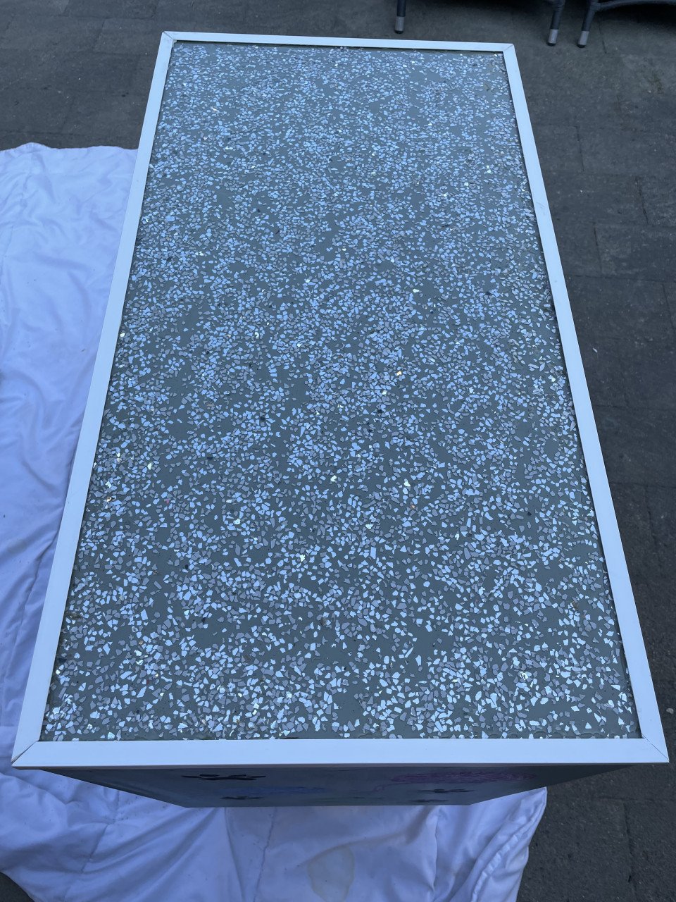 Uniek kastje met kattenprint