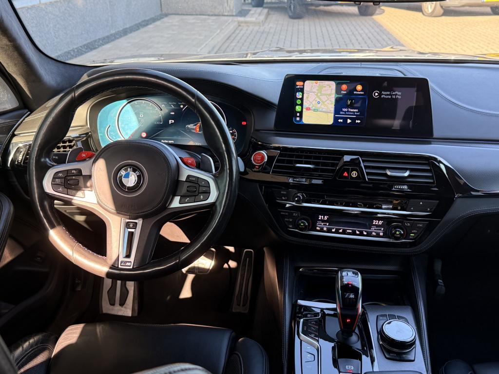 BMW M5 5-serie | b&w | head-up | memory | carbon | 360 | rear entertainment