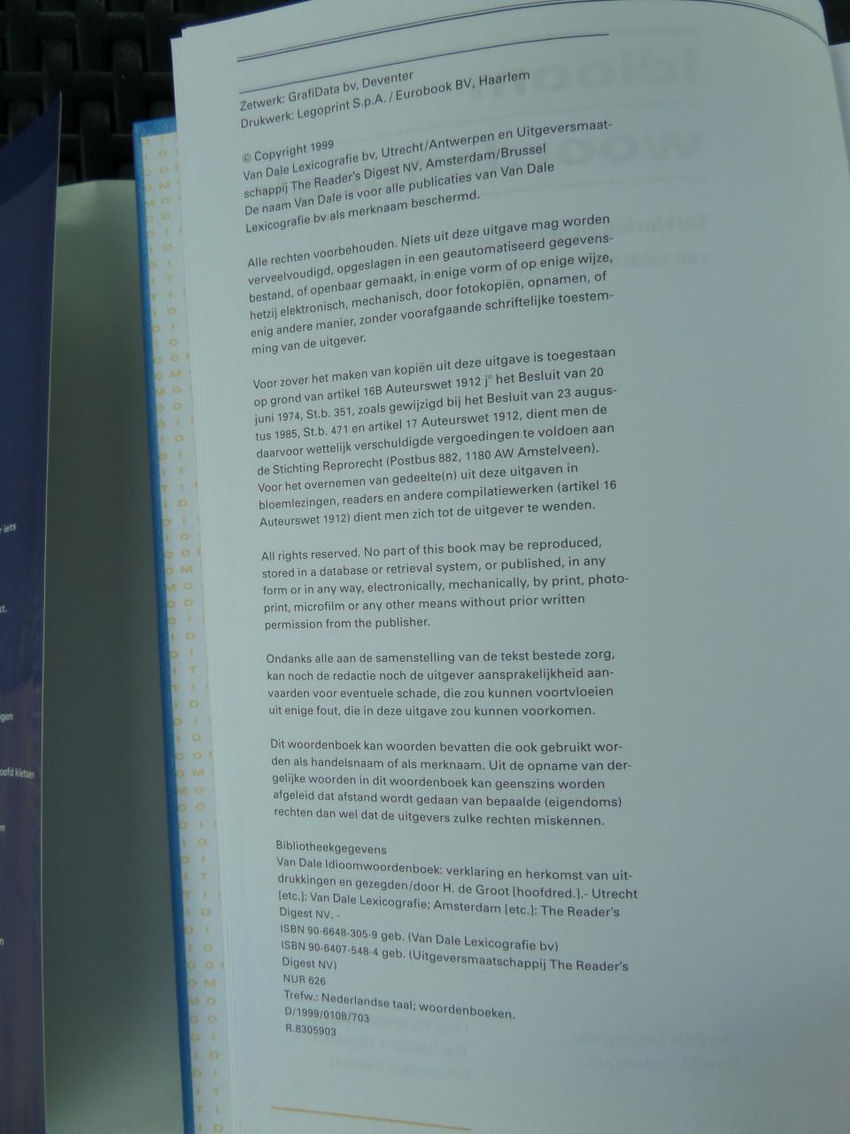 Van Dale IDIOOM Woordenboek