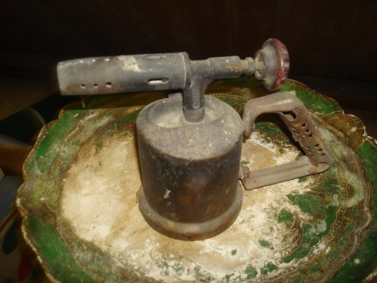 Koperen brander