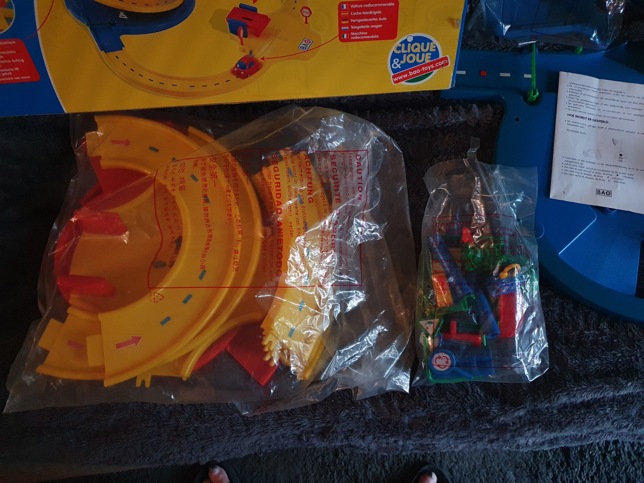 Zgan grote doos Bao Super City Garage Speelgoedgarage incl veel accessoires