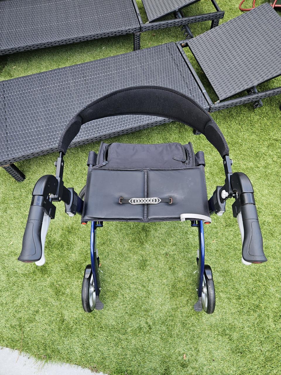 ZGAN Travixx Deluxe Rollator Donkerblauw MAAT S