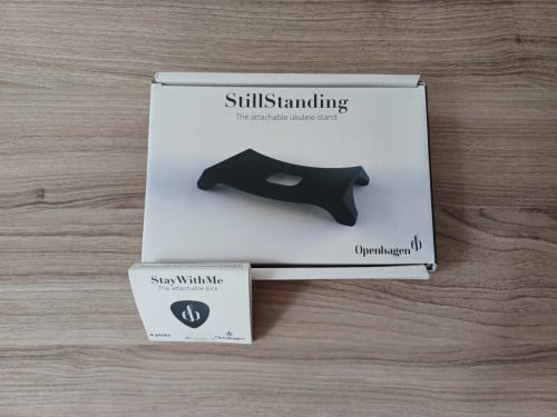 Openhagen StillStanding zelfklevende ukelele statief en plectrums