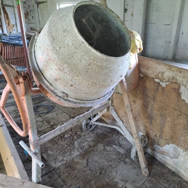 Betonmolen gereserveerd