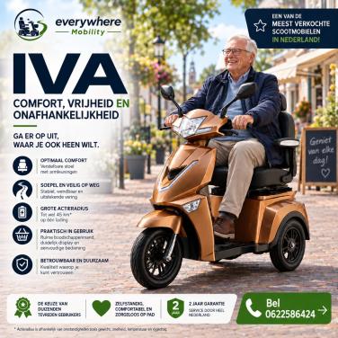 ⭐ IVA Scootmobielen – Krachtig, Modern en Betaalbaar