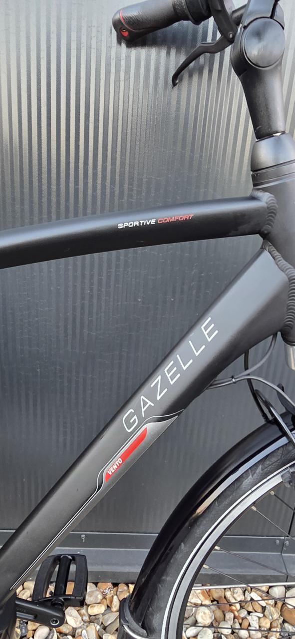 Mooie  Gazelle Vento C7 HMB Bosch Active Line-Plus 400Wh 53cm