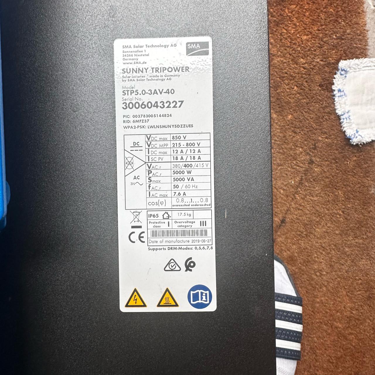 Omvormer Sunny Tripower