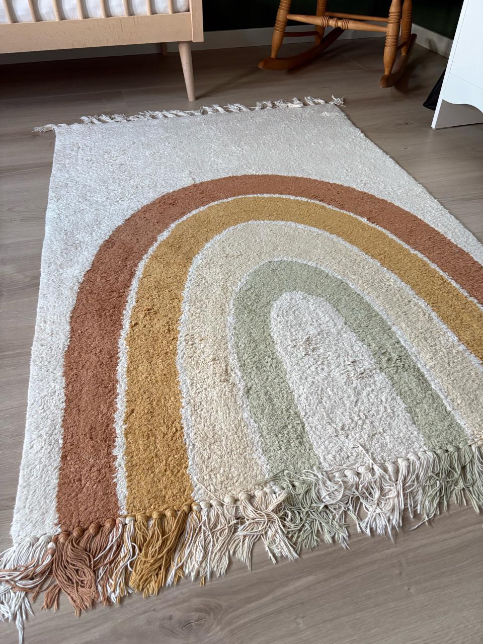Vloerkleed regenboog little dutch