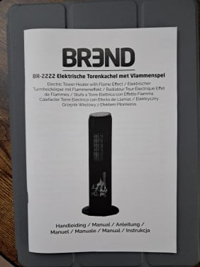 Elektrische torenkachel met vlammenspel