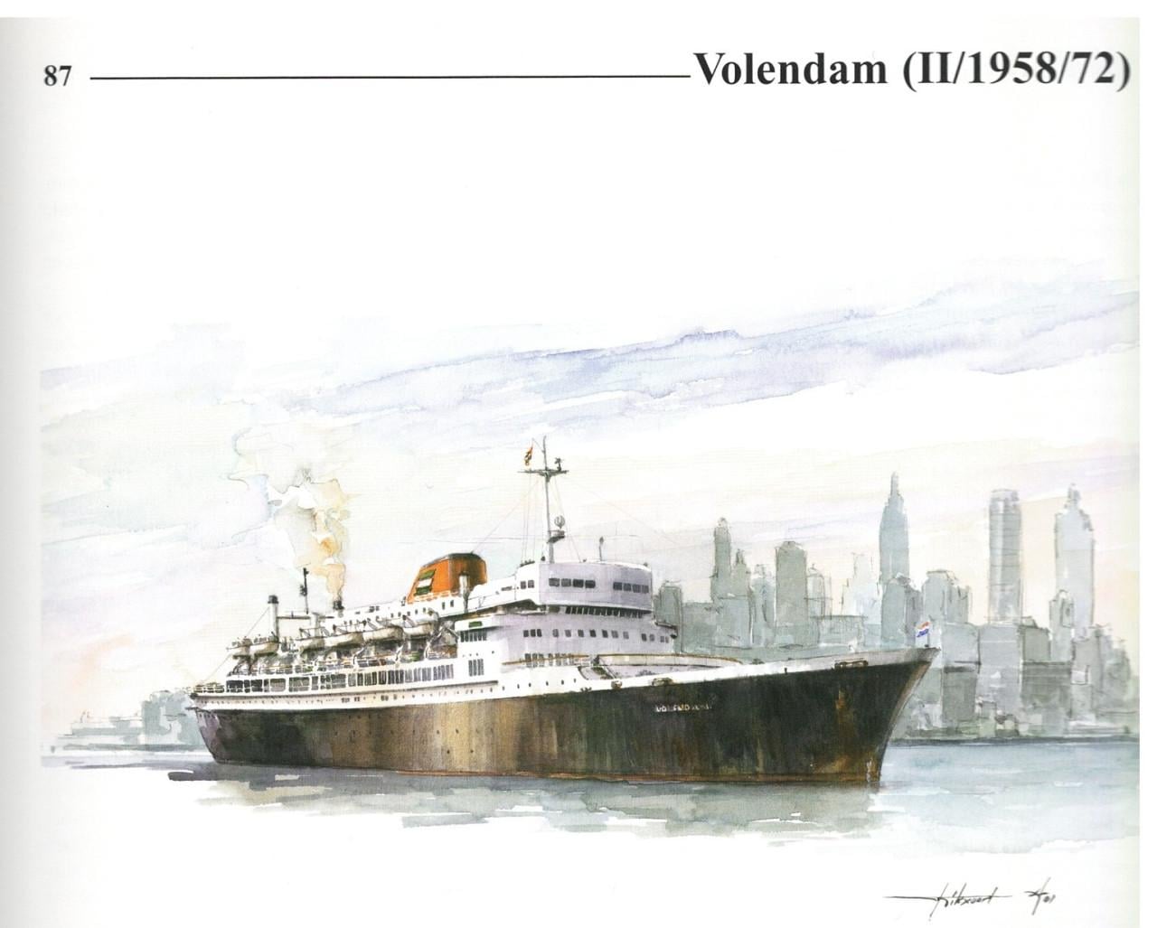 Opnieuw te water, Aquarellen R. van Rikxoort