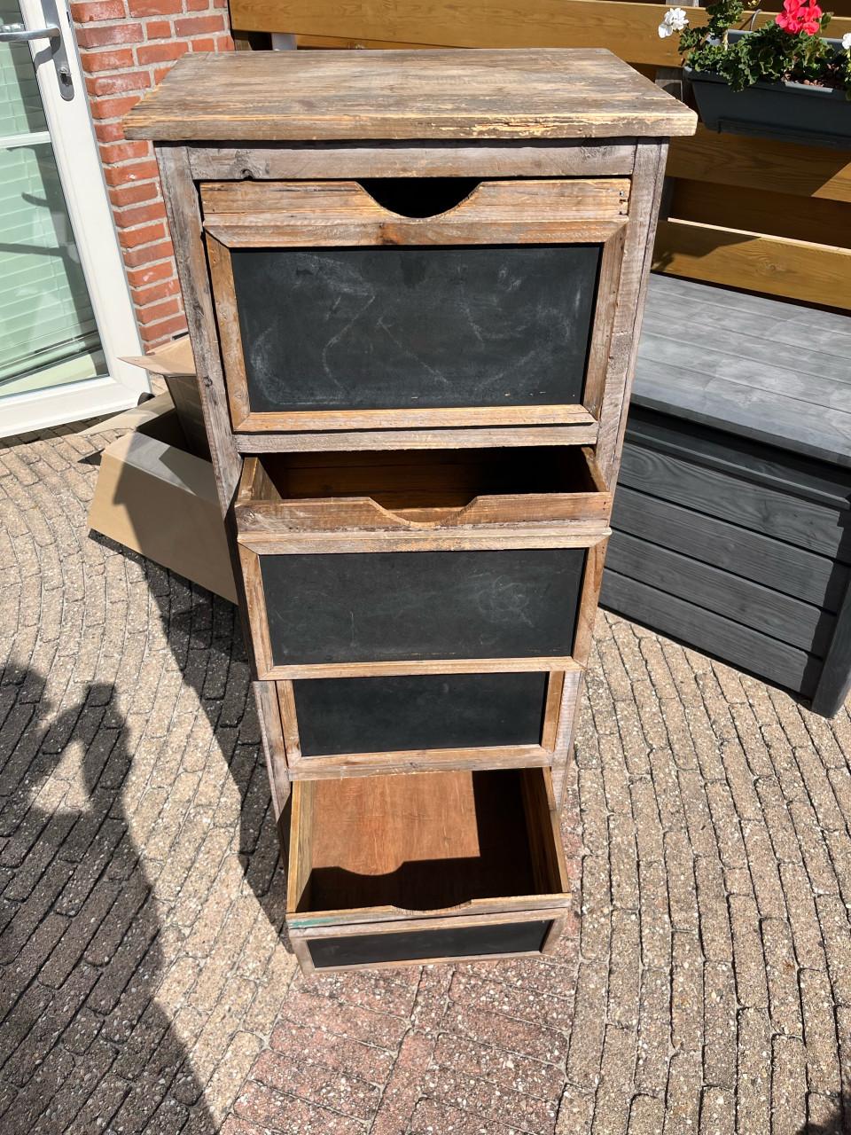 Ladenkast hout