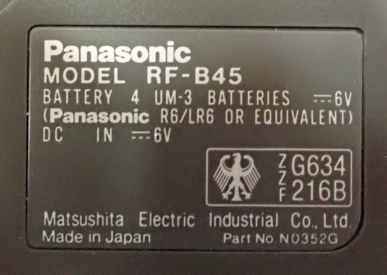 PANASONIC SSB   Wereld radio