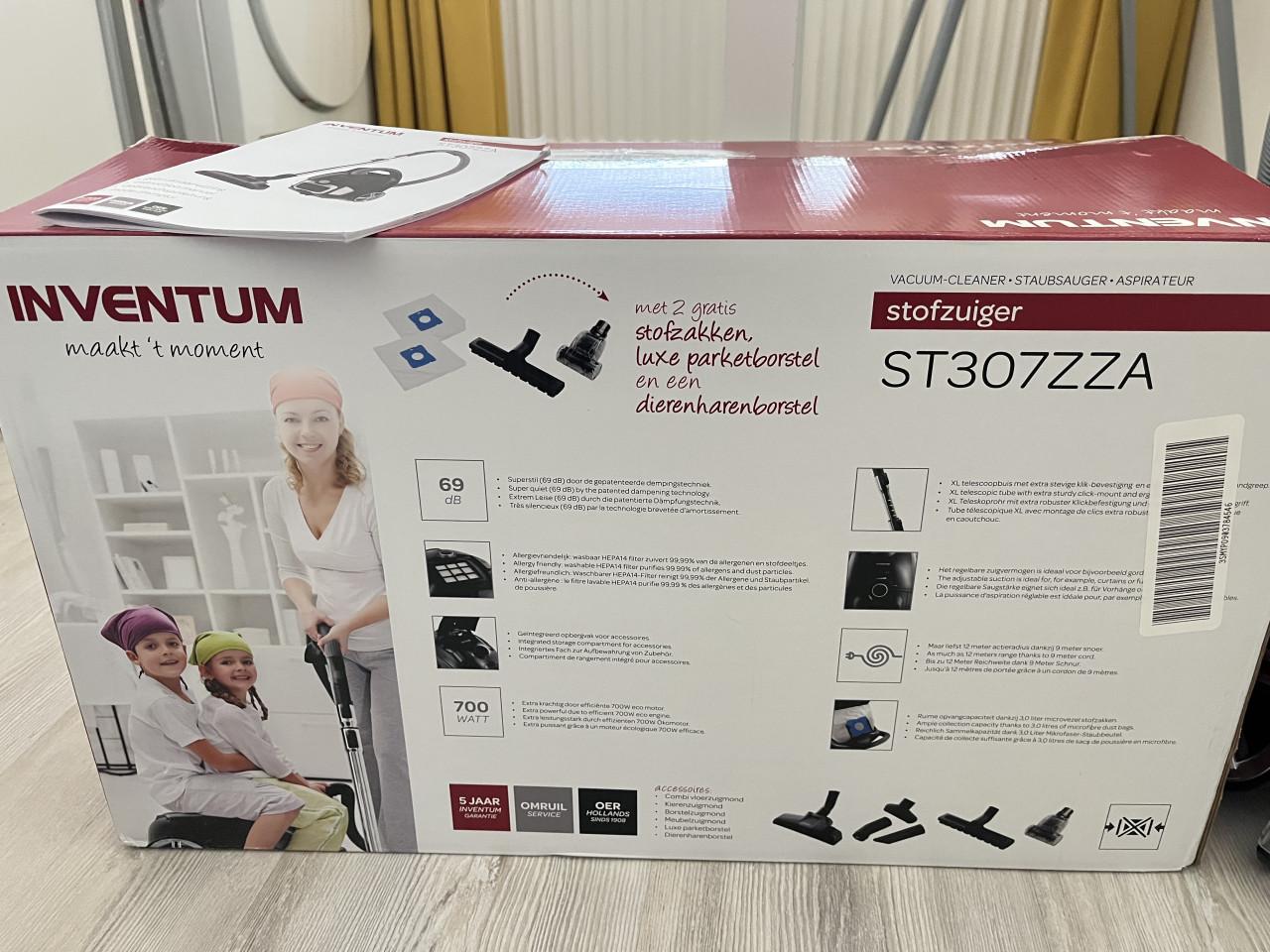 Te koop Inventum stofzuiger Z.G.A.N.
