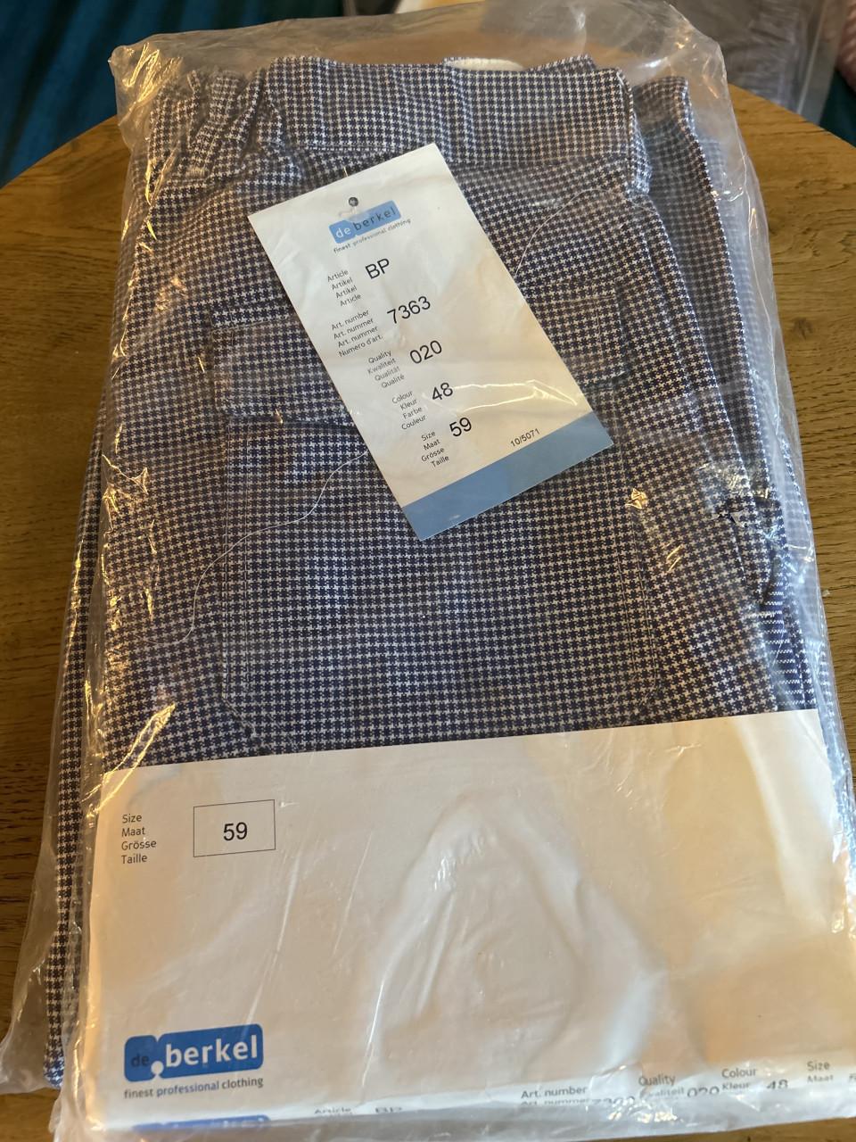 Professionele Koks-/bakkersbroek- verschillende maten