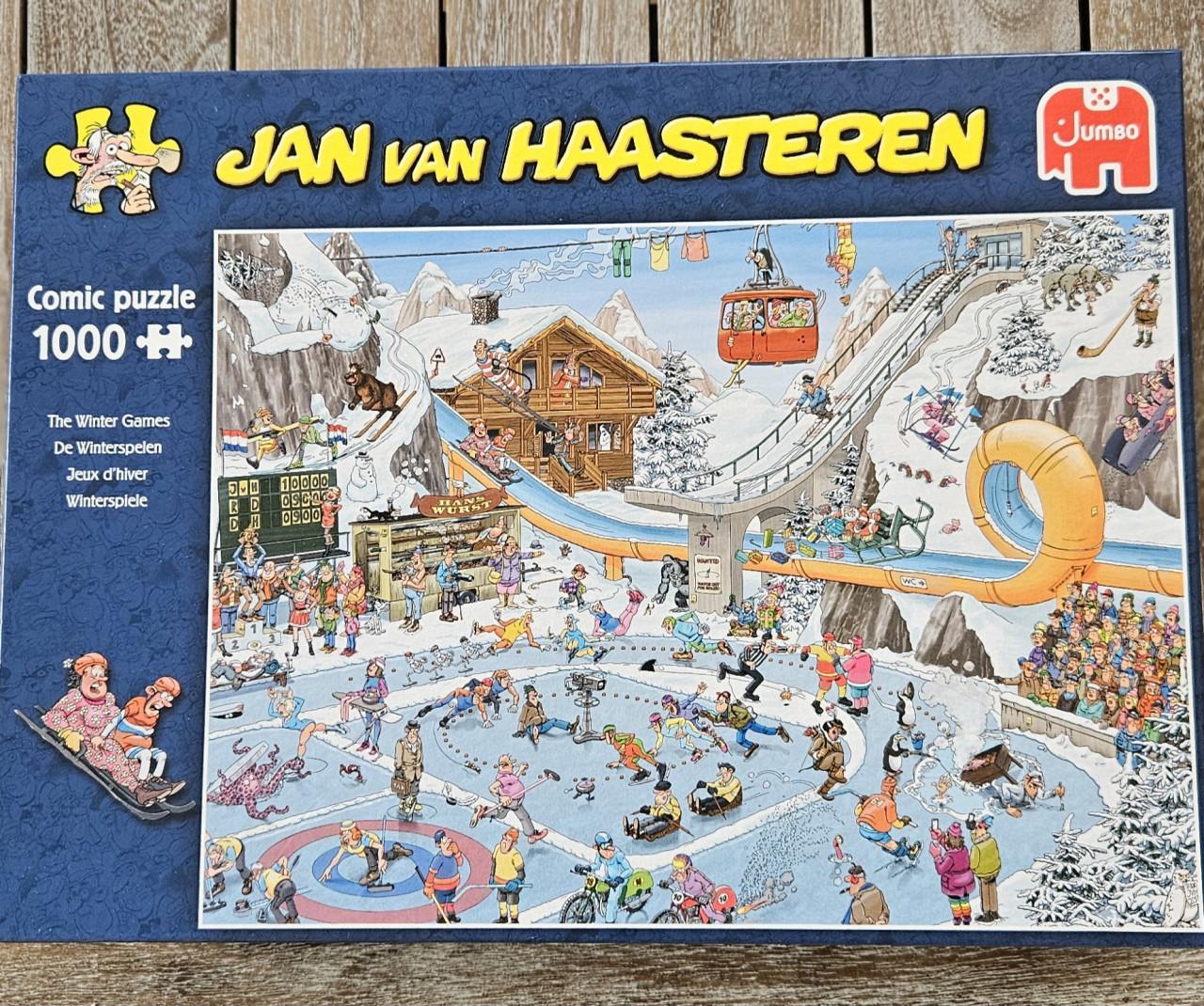 Jan van haasteren puzzels en 1 wasgij puzzel