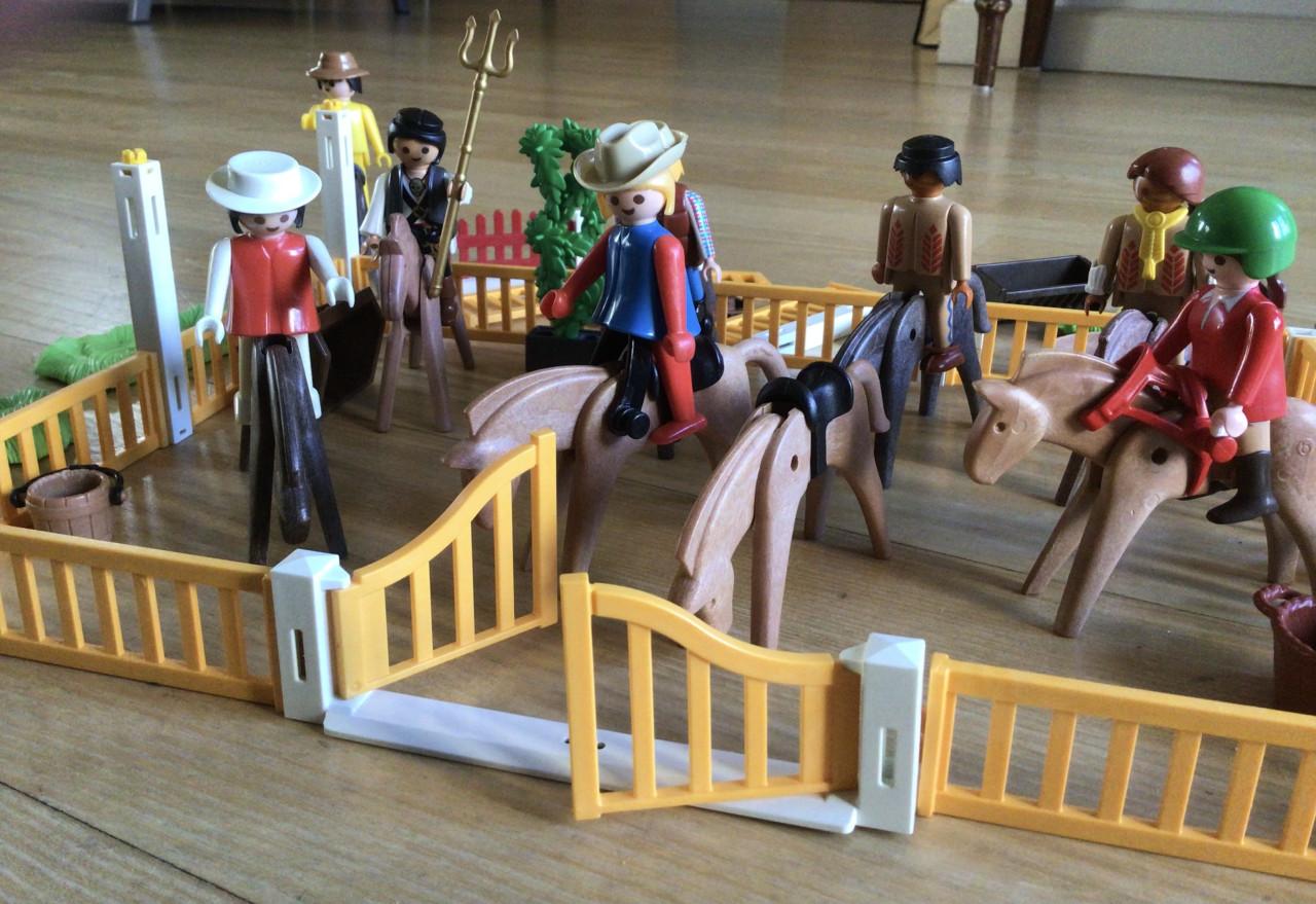 Vintage Playmobil met paarden